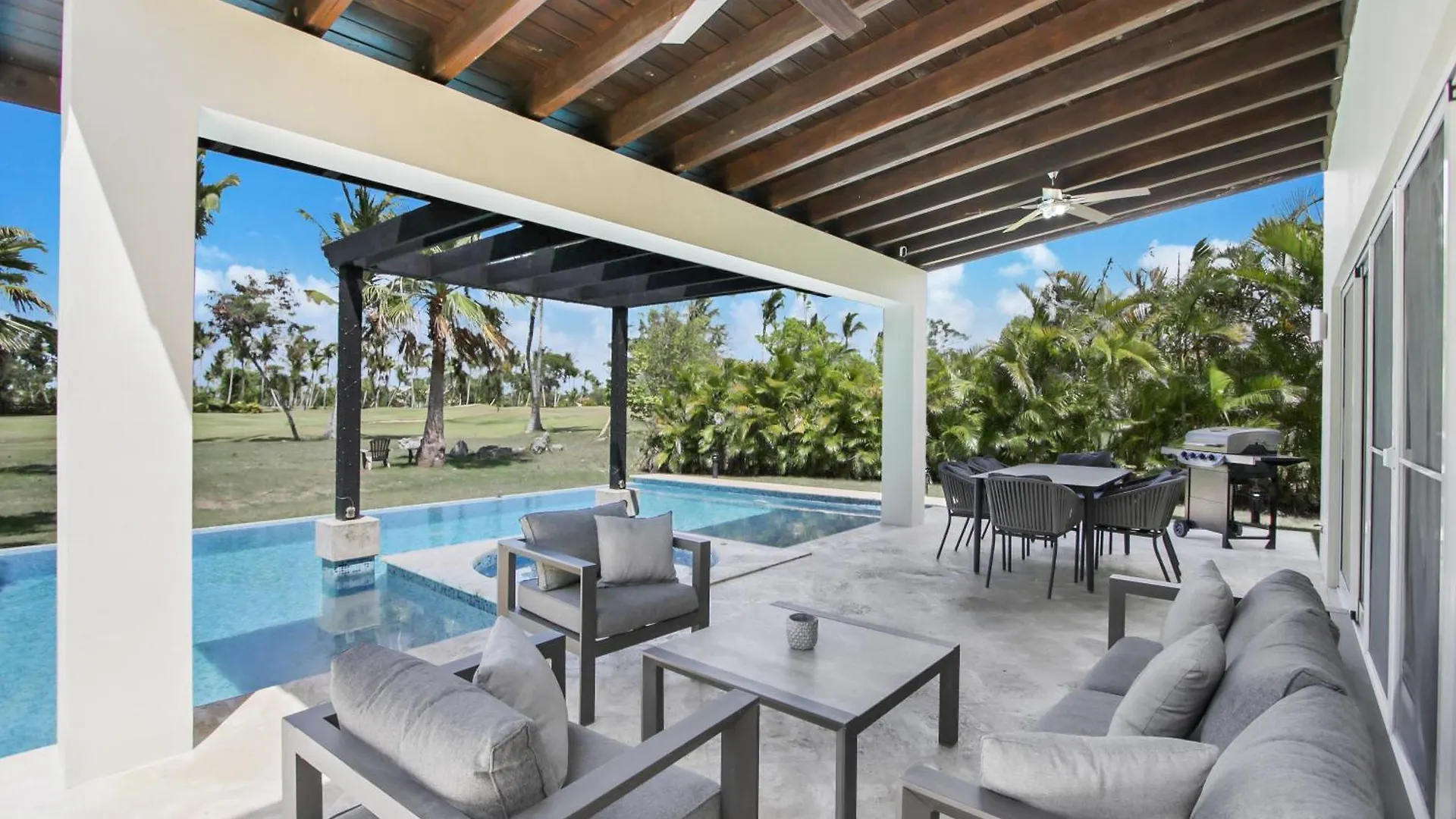 Stunning 3-Bedroom Villa With Pool, Jacuzzi And Maid Near Bavaro Beach Punta Cana Dominican Republic